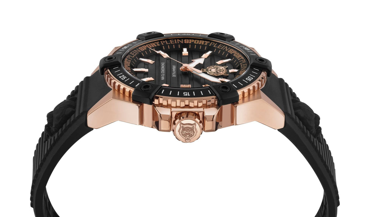 Philipp Plein Uhr Herren Urban Pulse PSFDA0424 Schwarz / Roségold