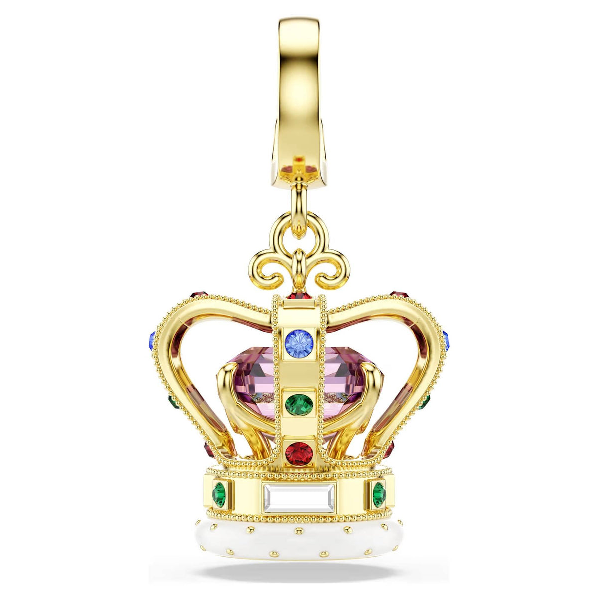 Swarovski Charm Unisex Minions Crown Charm Mehrfarbig Goldlegierungsschicht 5753019