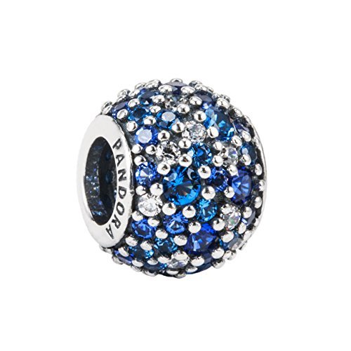 PANDORA Charm - Himmelsmosaik Pavé Kugel, 791261NSBMX