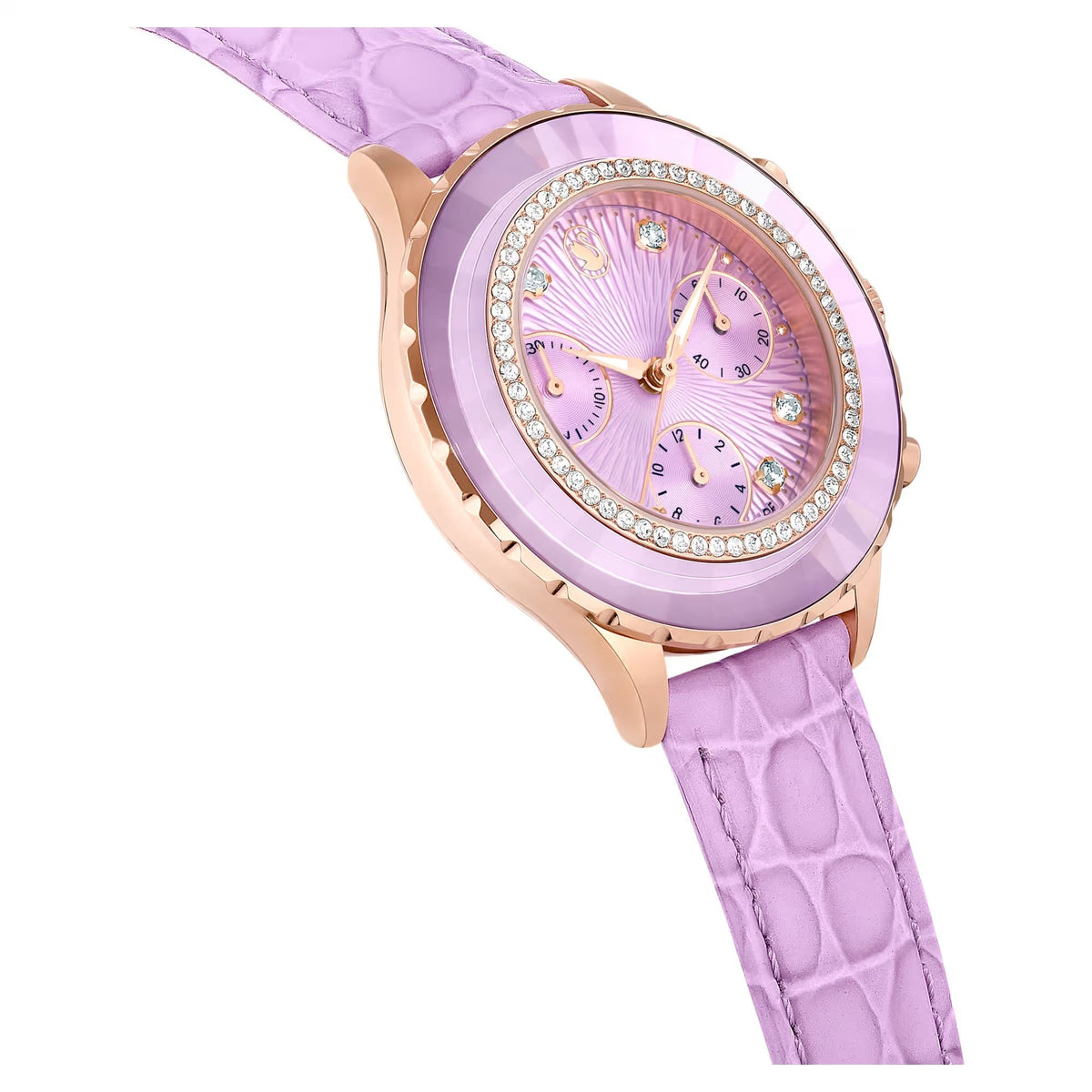 Swarovski Chronograph Damen Octea Chrono violett roségold 5690804