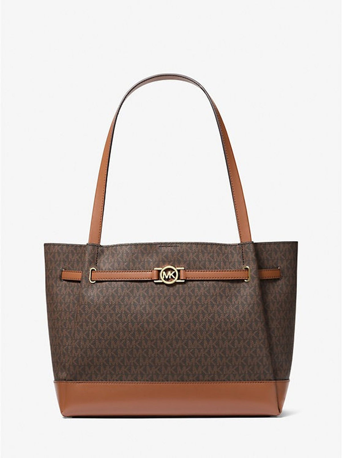 Michael Kors Reed Large Signature Logo Tote Damen Braun 35F4G6RT3B-BROWN-OS