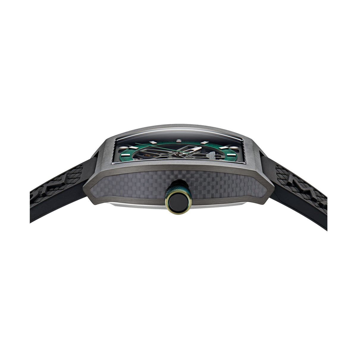 Aston Martin AML Thrill MTRT1F502 Herren Automatik 41 mm Grün/Silikonband