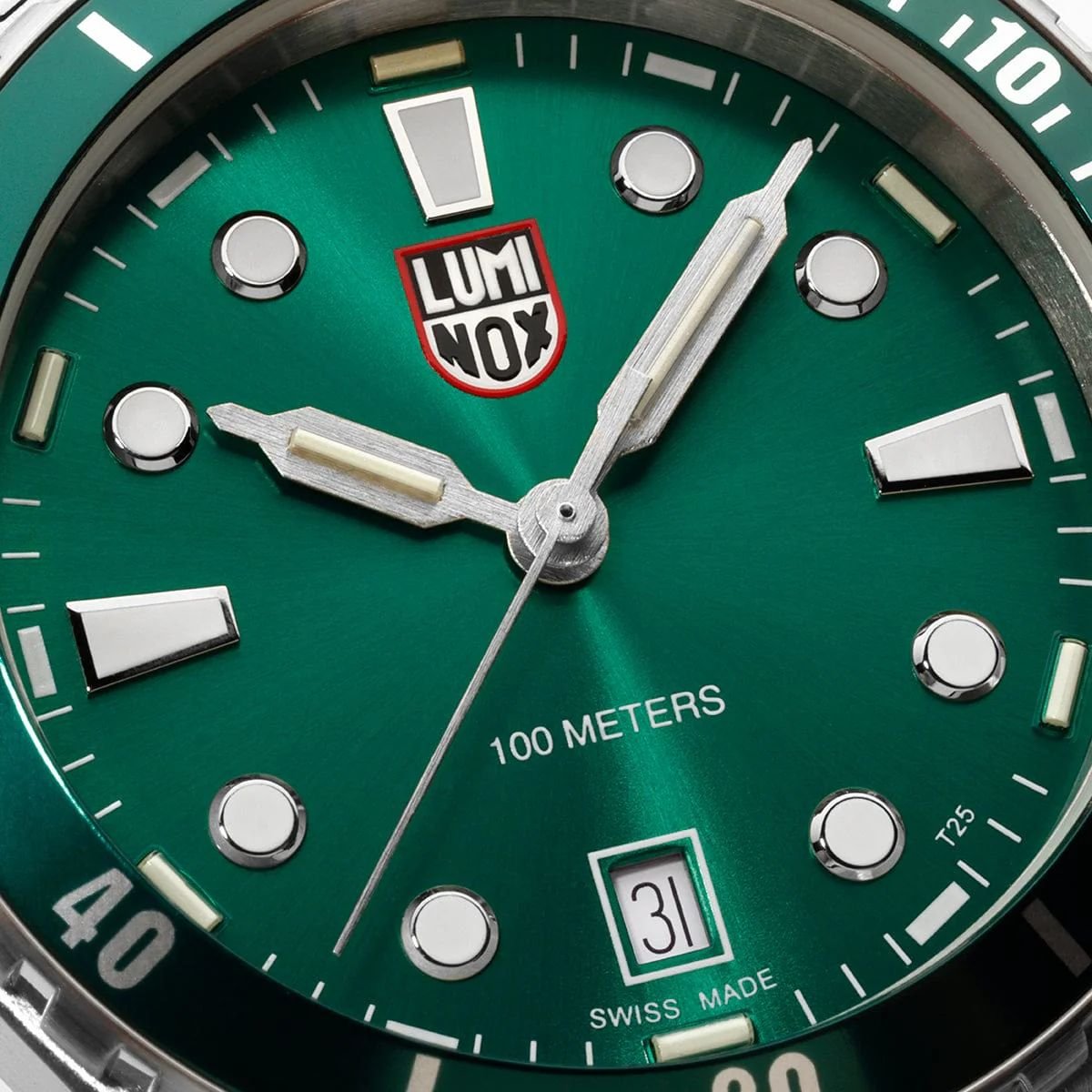 Luminox Armbanduhr Herren Sport Timer 0940 Series grün silber XS.0957