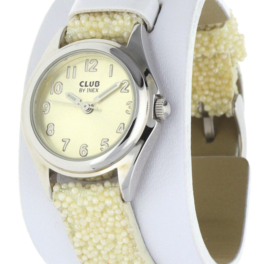Club BY INEX Mädchen Armbanduhr beige A69202S9A