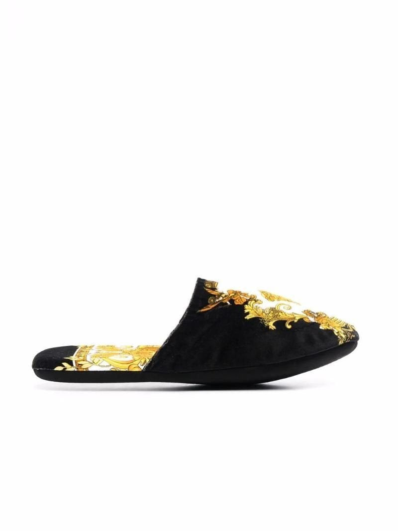 Versace Hausschuhe Medusa Renaissance Print Slippers