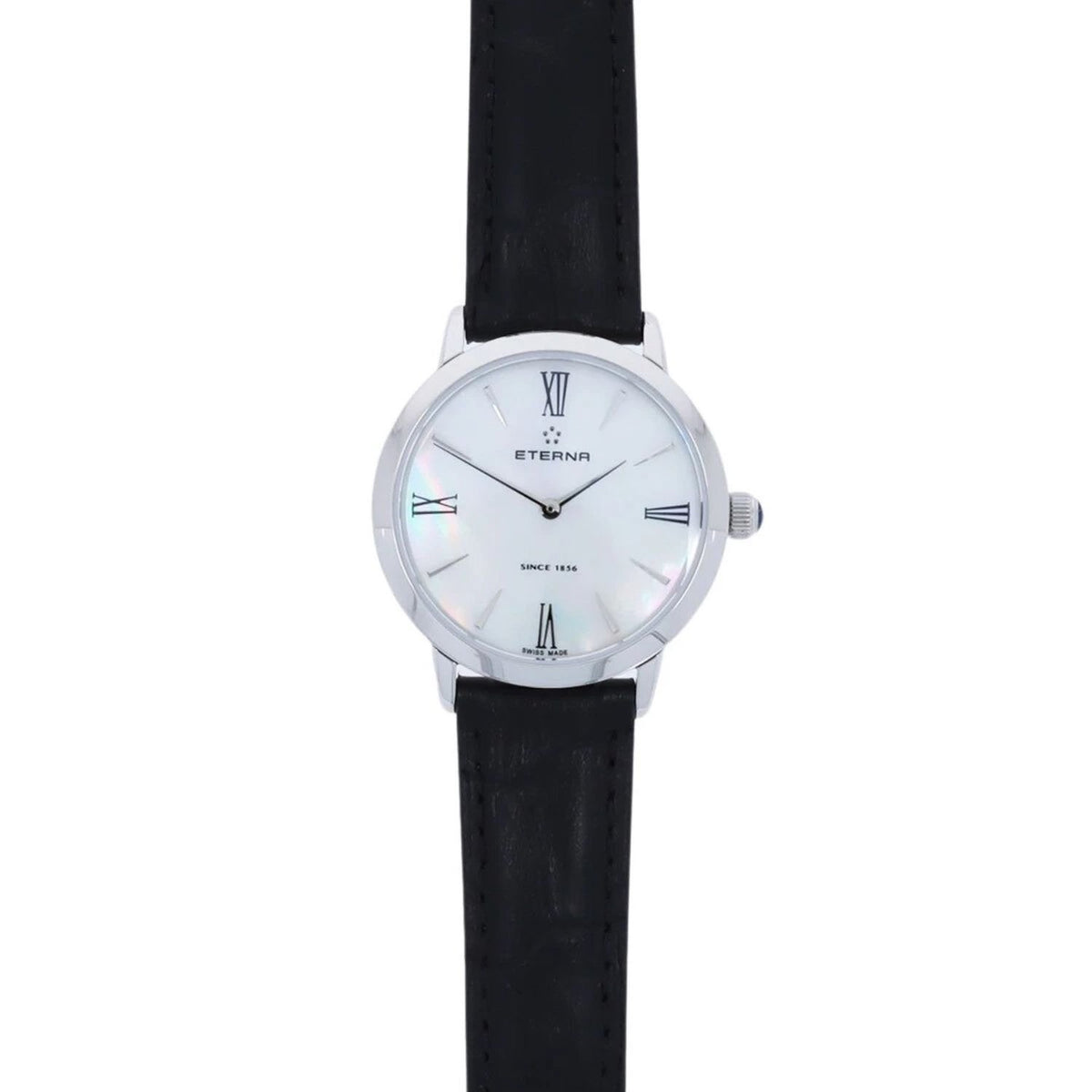Eterna Armbanduhr Damen Quartz 32mm Silber Schwarz 2720.41.62.1386