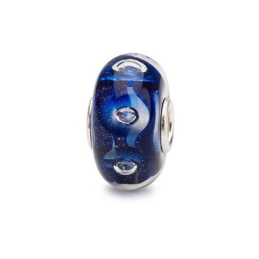 Trollbeads Damenahänger Nachtblaue Freude Bead Silber TGLBE-10466