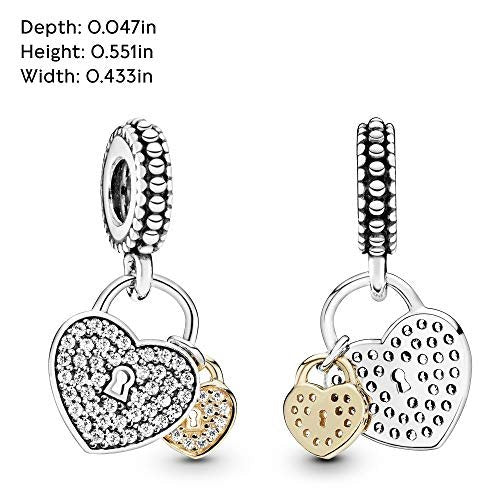 Pandora Damen-Bead Charms 925 Sterlingsilber 791807CZ