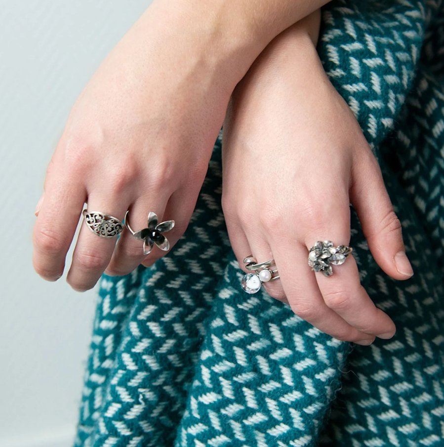 Trollbeads Venus Blüten Ring, Gr. 54 84TAGRI-00384