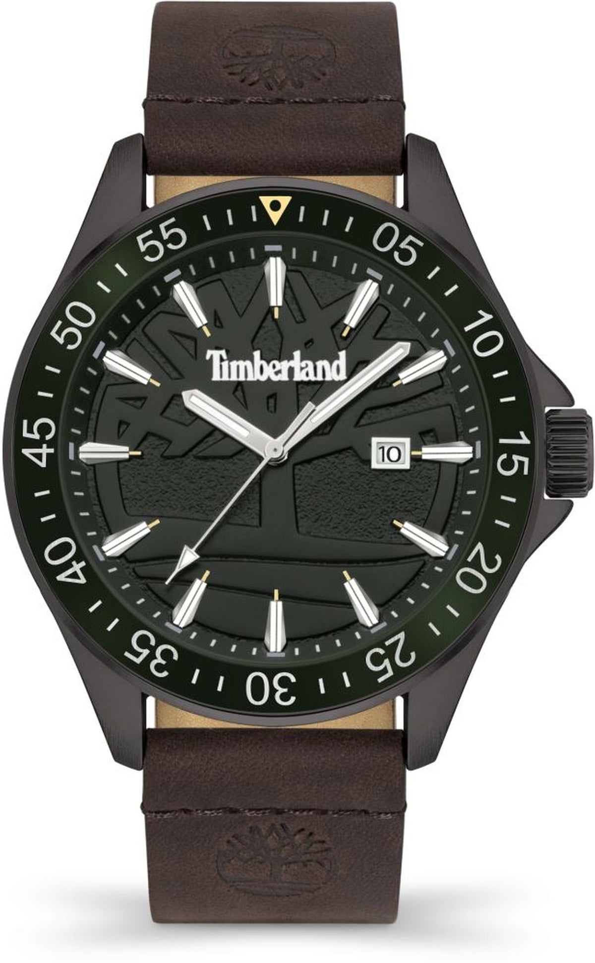 Timberland Armbanduhr Herren Lehighton Z Schwarz Braun TDWGB9001603M