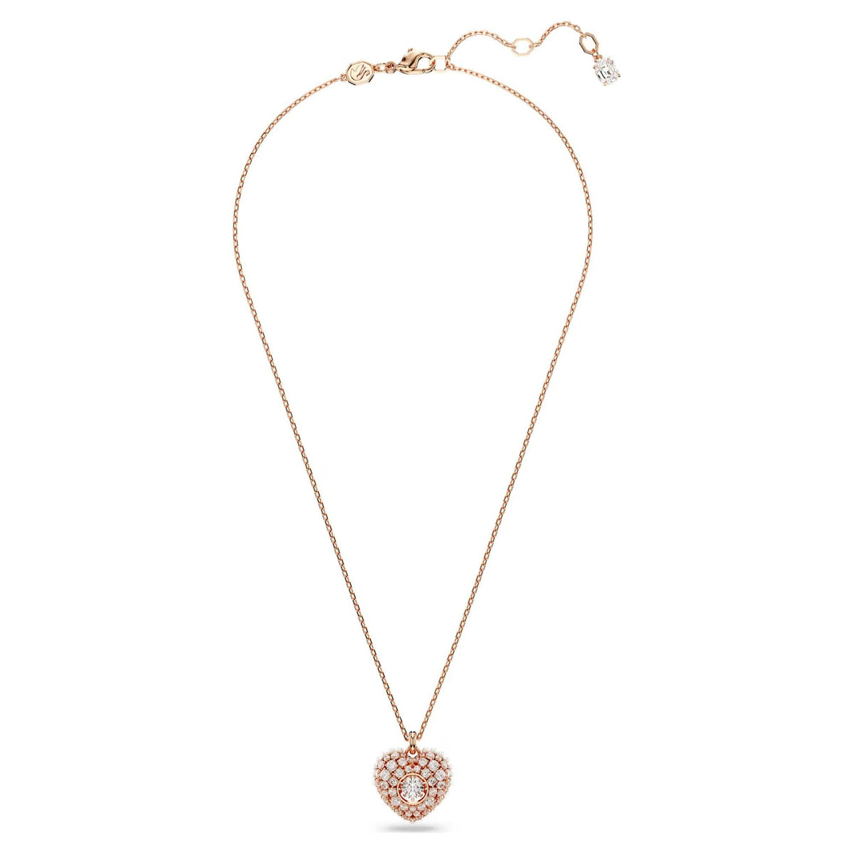SWAROVSKI Halskette Damen IDYLLIA Heart Weiß/Roségold 5680402