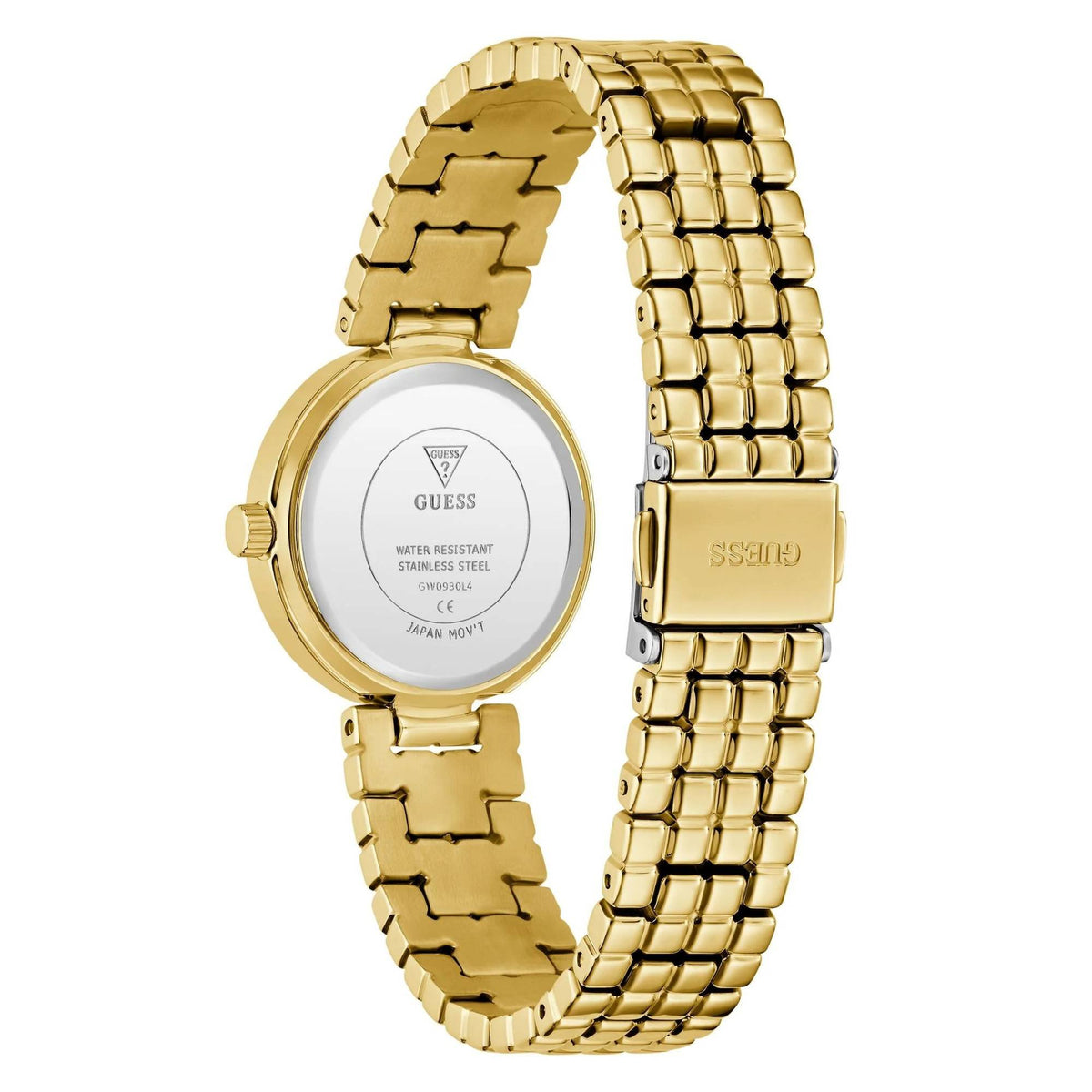 Guess Analog Armbanduhr Damen Clara Gold GW0930L4