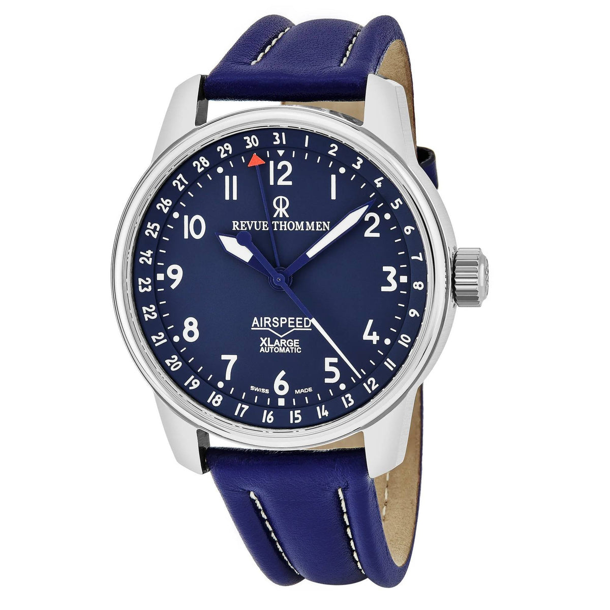 Revue Thommen Herrenuhr Airspeed XL 16050.2535 Blau