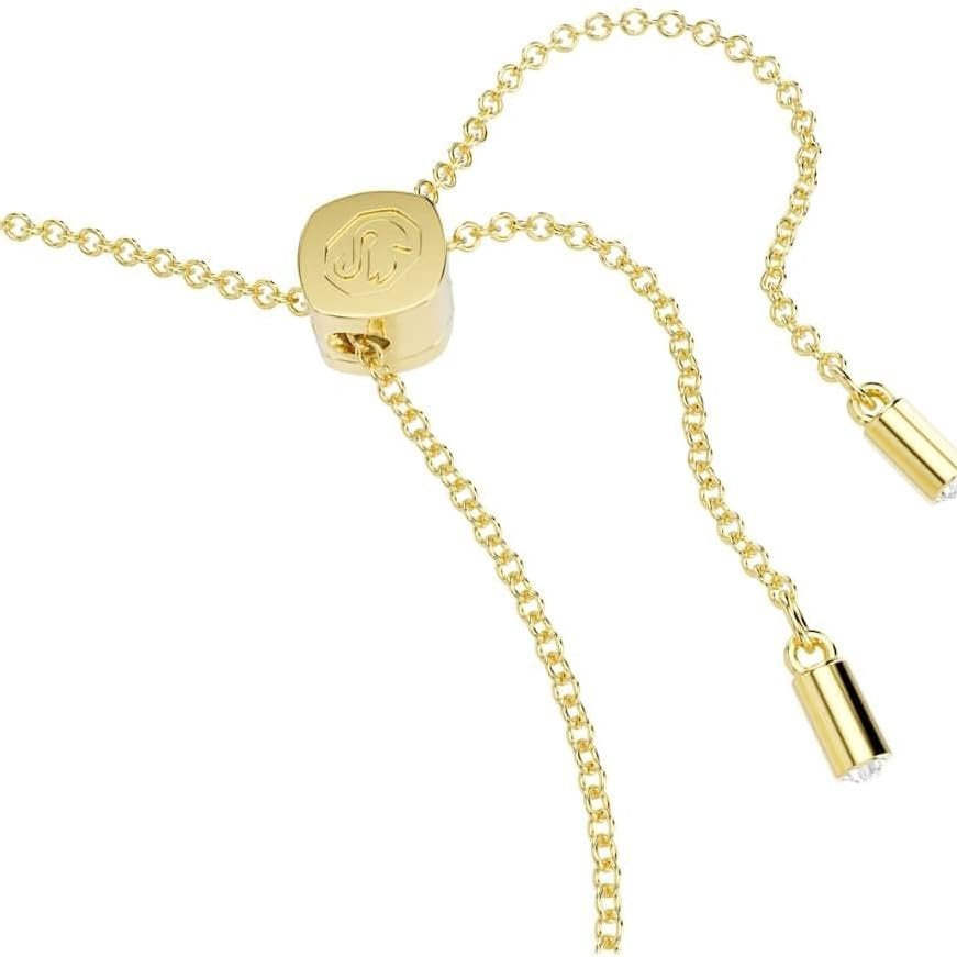 Swarovski Idyllia Lilia Bracelet, Butterfly Motif, Clear Pavé Crystals, Gold-Tone Finished Setting, for Women