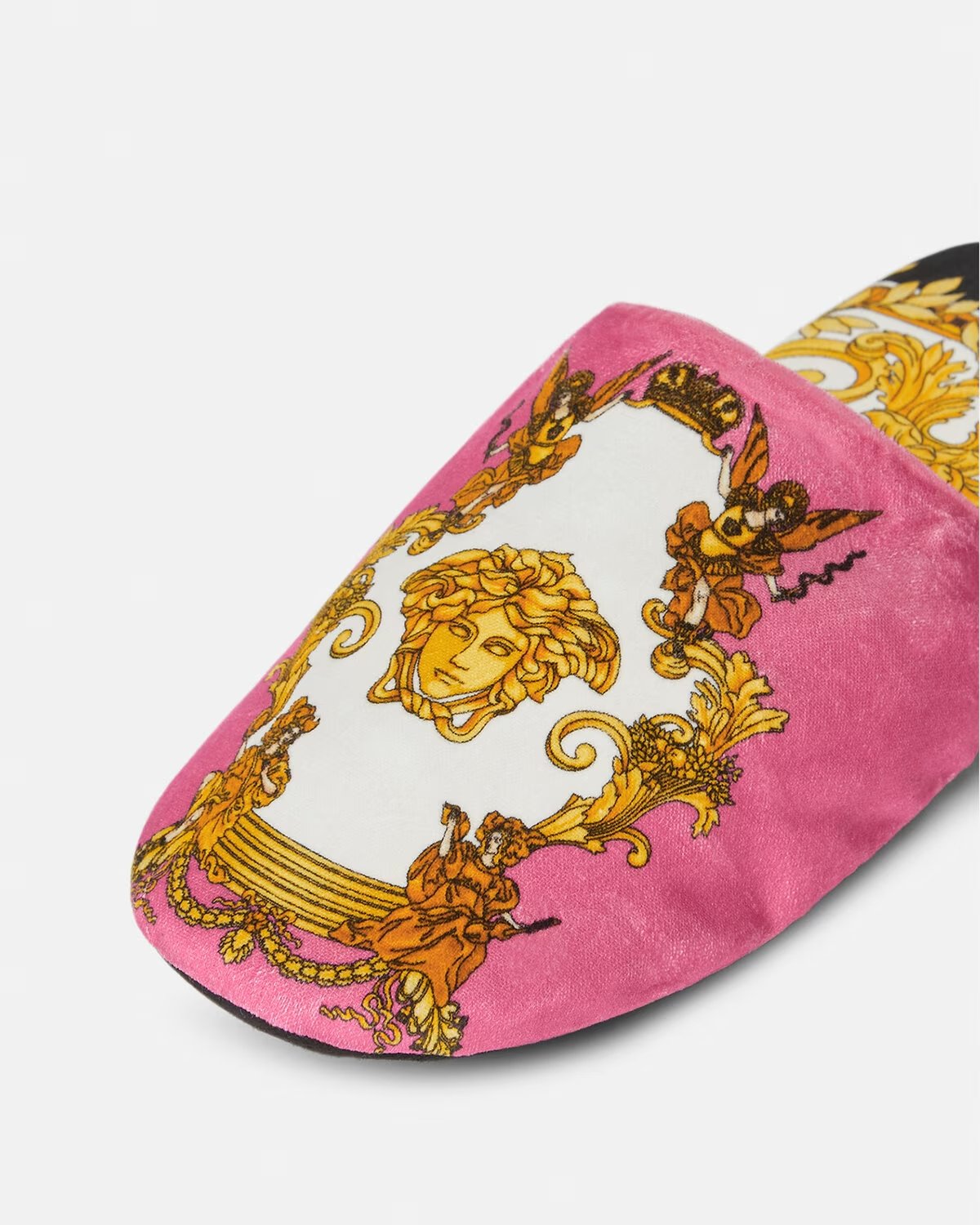 Versace Hausschuhe Medusa Renaissance Print Slippers