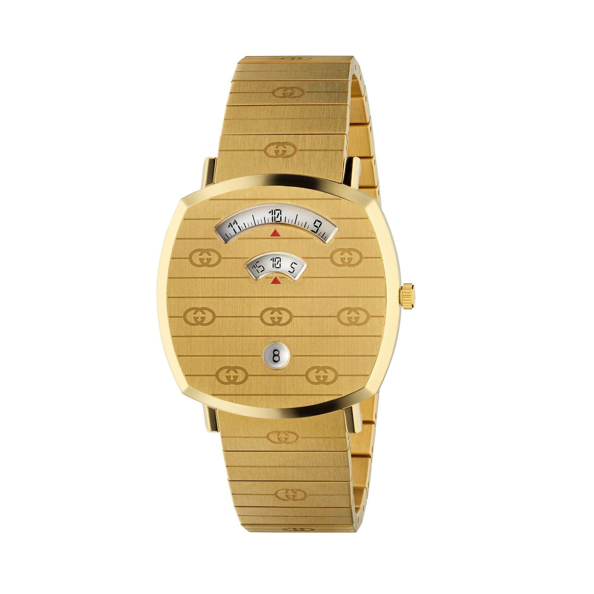 Gucci Uhr Damen Grip 38 mm Gold 596509 I8600 8740