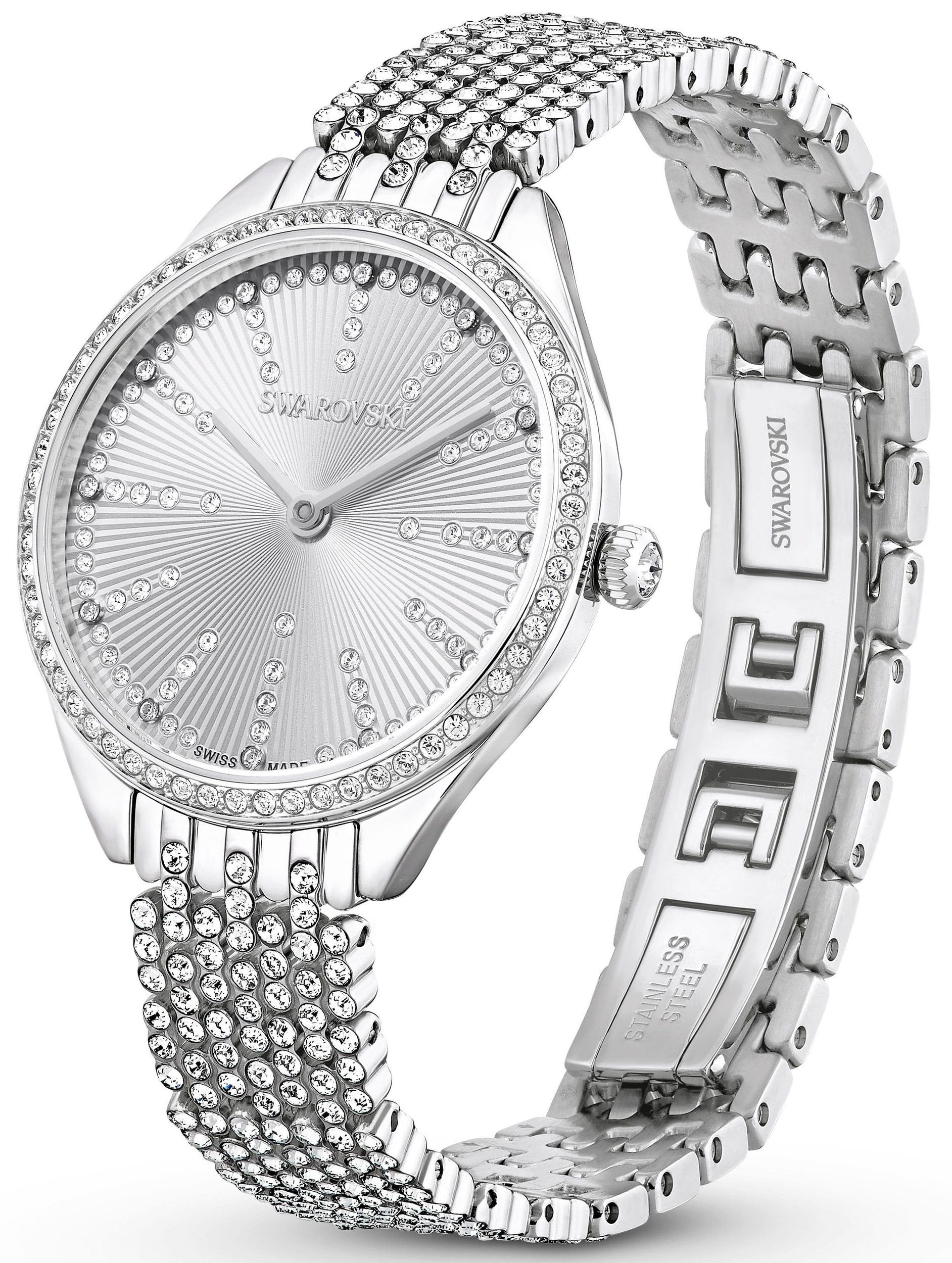 Swarovski Damen Armbanduhr Attract silber 5742479