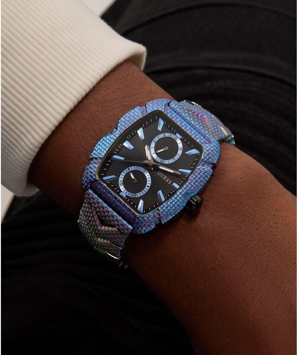 Guess Armbanduhr Herren Nile Trend Analog Blau GW0885G2