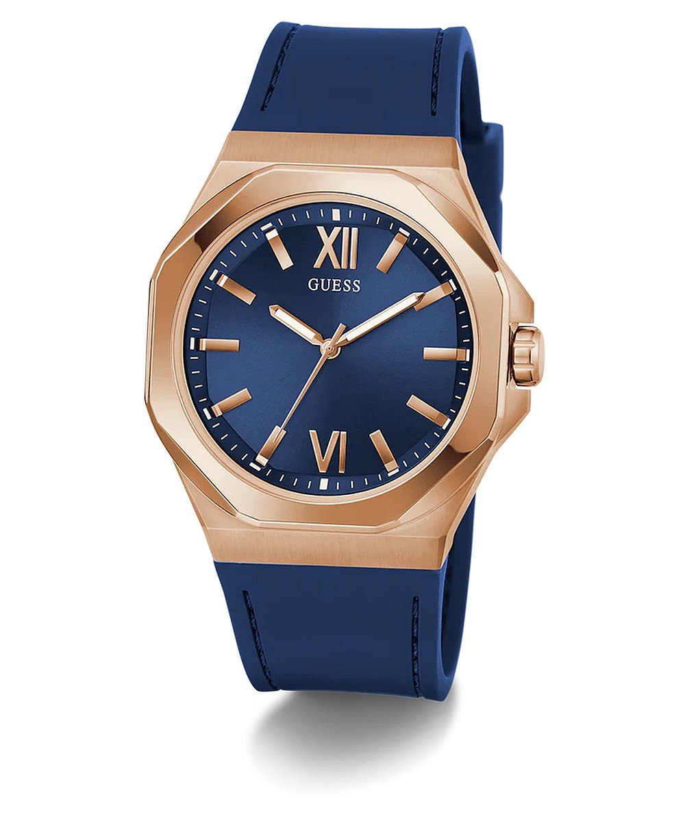 Guess Armbanduhr Herren Emperor GW0850G3 Blau/Roségold