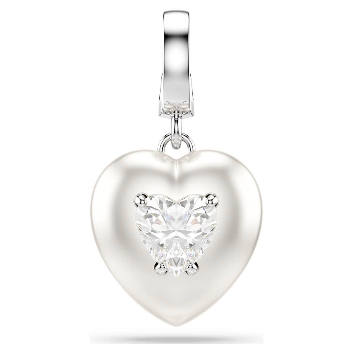 Swarovski Charm Damen Idyllia Herz Weiß Rhodiniert 5742960