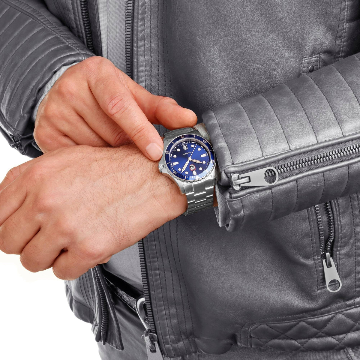 Luminox Armbanduhr Herren Sport Timer 0940 Series Stahl Blau XS.0943