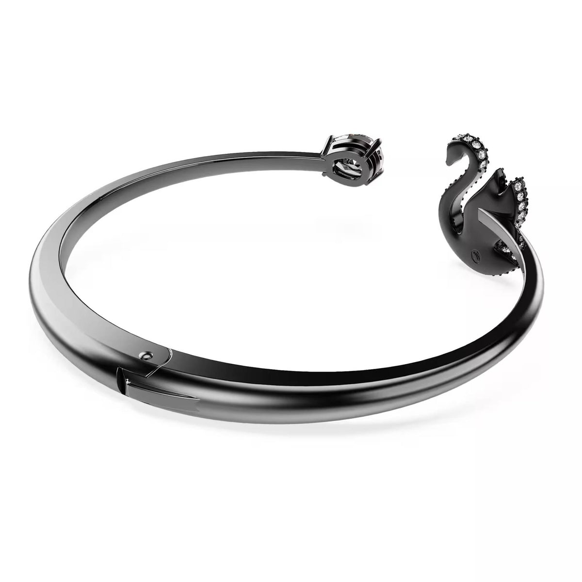 Swarovski Swan Armreif Schwarz/Ruthenium 5688746