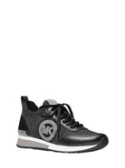 Michael Kors Sneaker Damen JENKINS KNIT TRAINER Schwarz 49H3JNFS3D