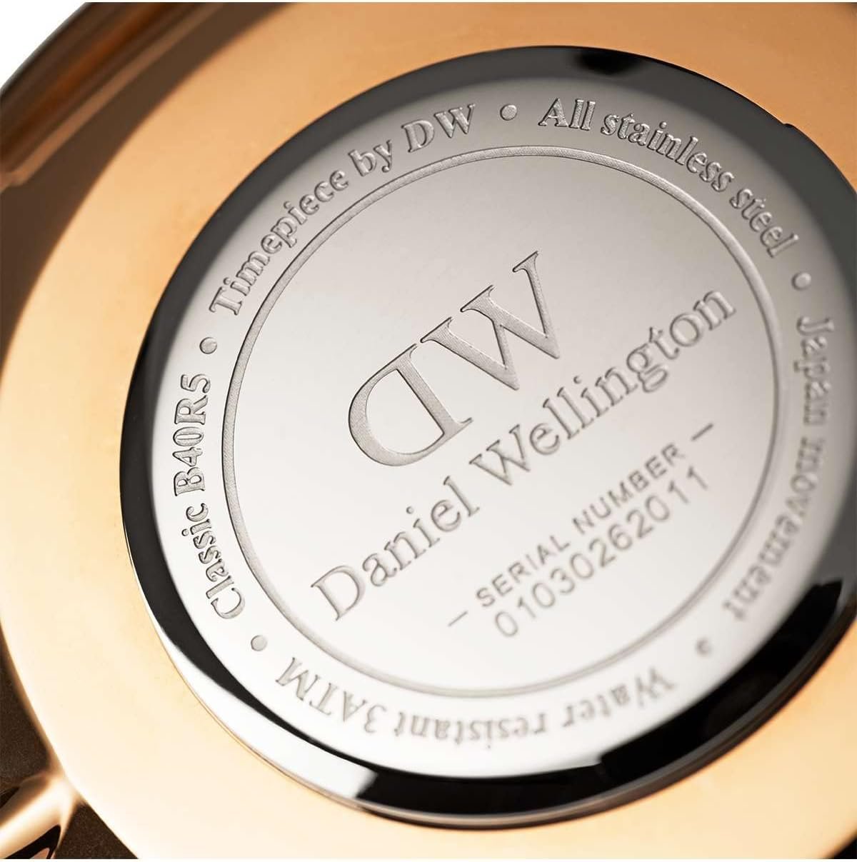 Daniel Wellington Analoguhr Unisex Classic St Mawes Roségoldfarben Schwarz DW00100124