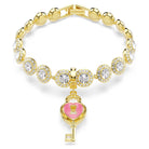Swarovski Charm Damen Idyllia Herz mit Schlüssel Weiß Gold 5742959