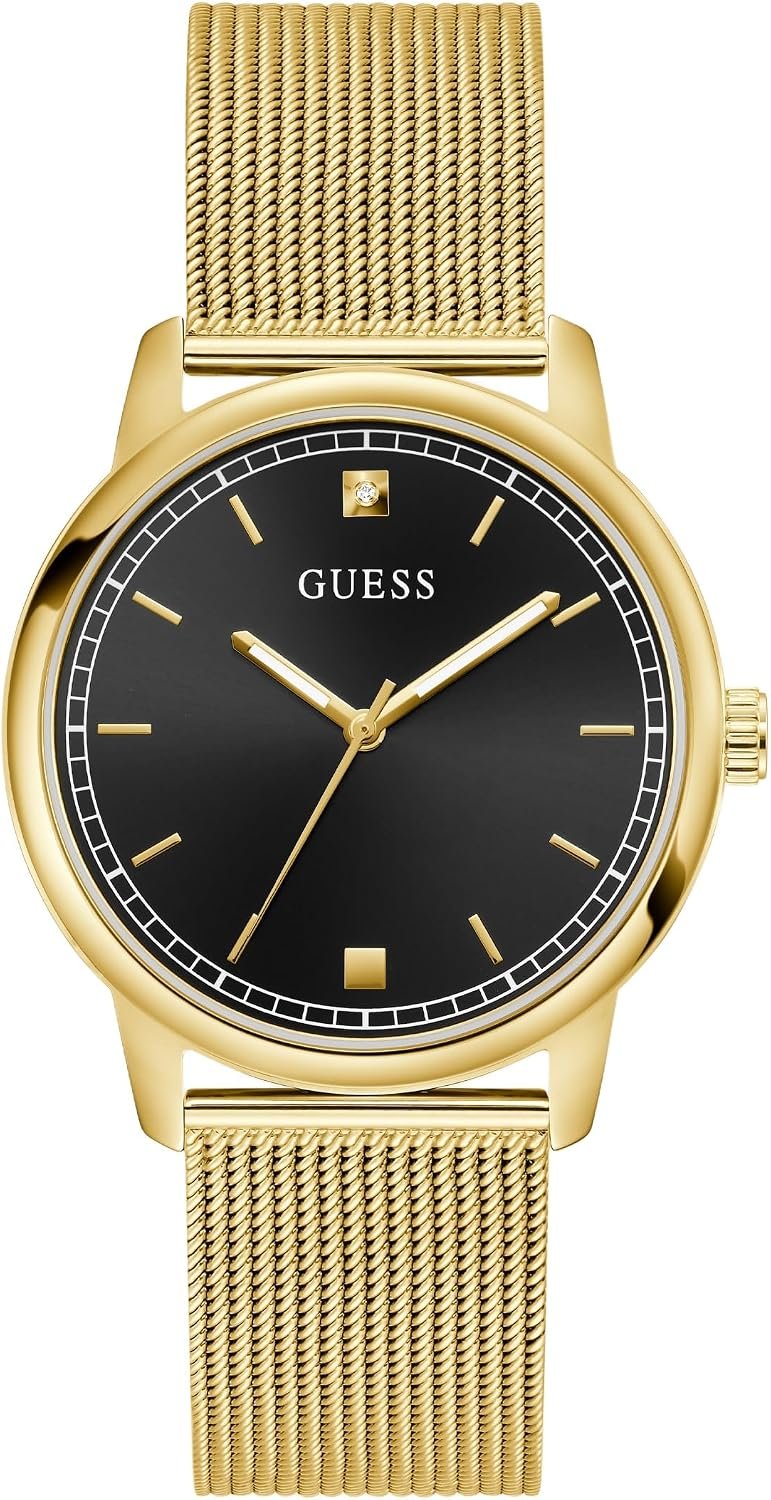 Guess Uhr Unisex Classic Watch Analog Watch Gold GW0974G2