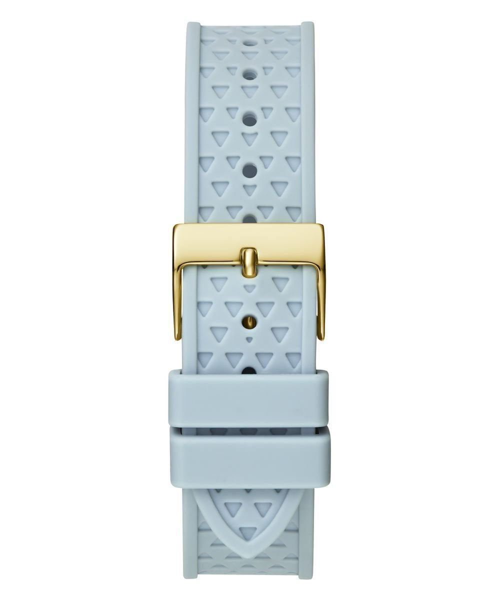 Guess Damen Armbanduhr ZEST Multifunktion hellblau, gold 39 mm GW0694L1
