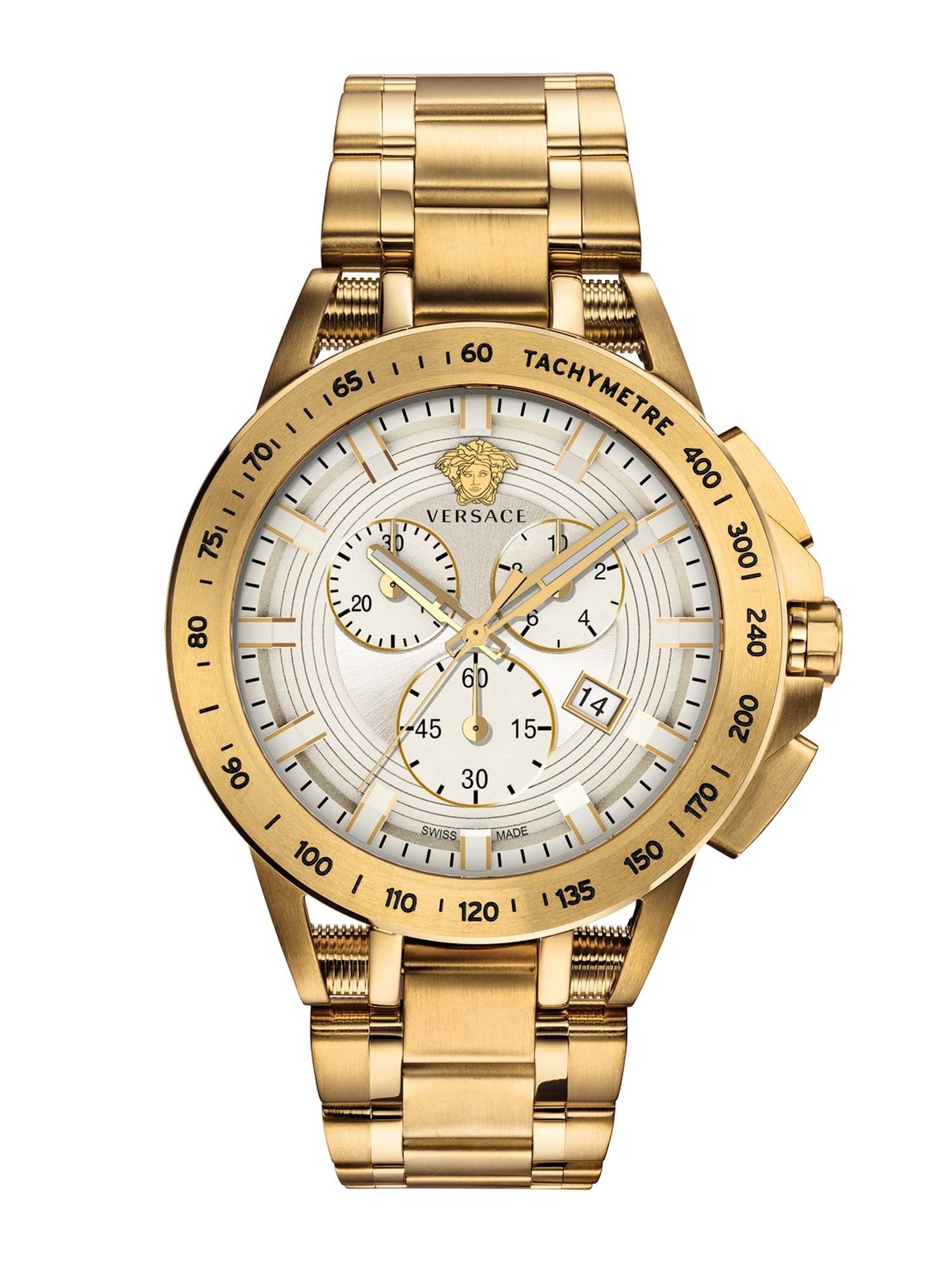 Versace Herren Armbanduhr  NEW SPORT TECH 45MM   Armband  VE3E00721