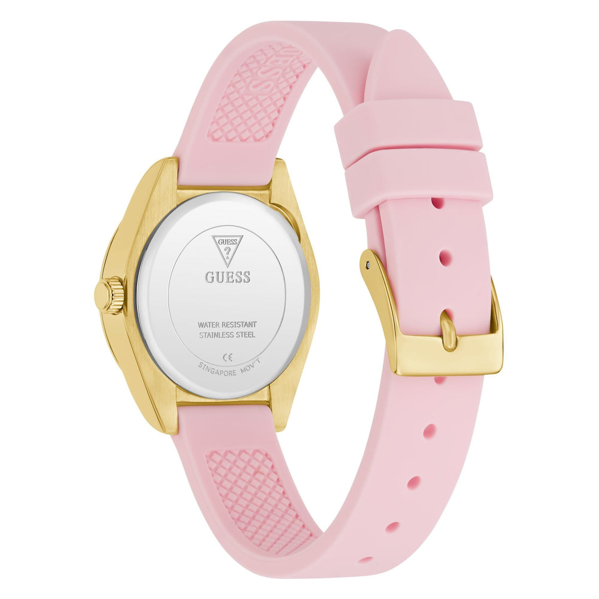 GUESS Armbanduhr Damen Mini Luna Pink Gold GW1000L2