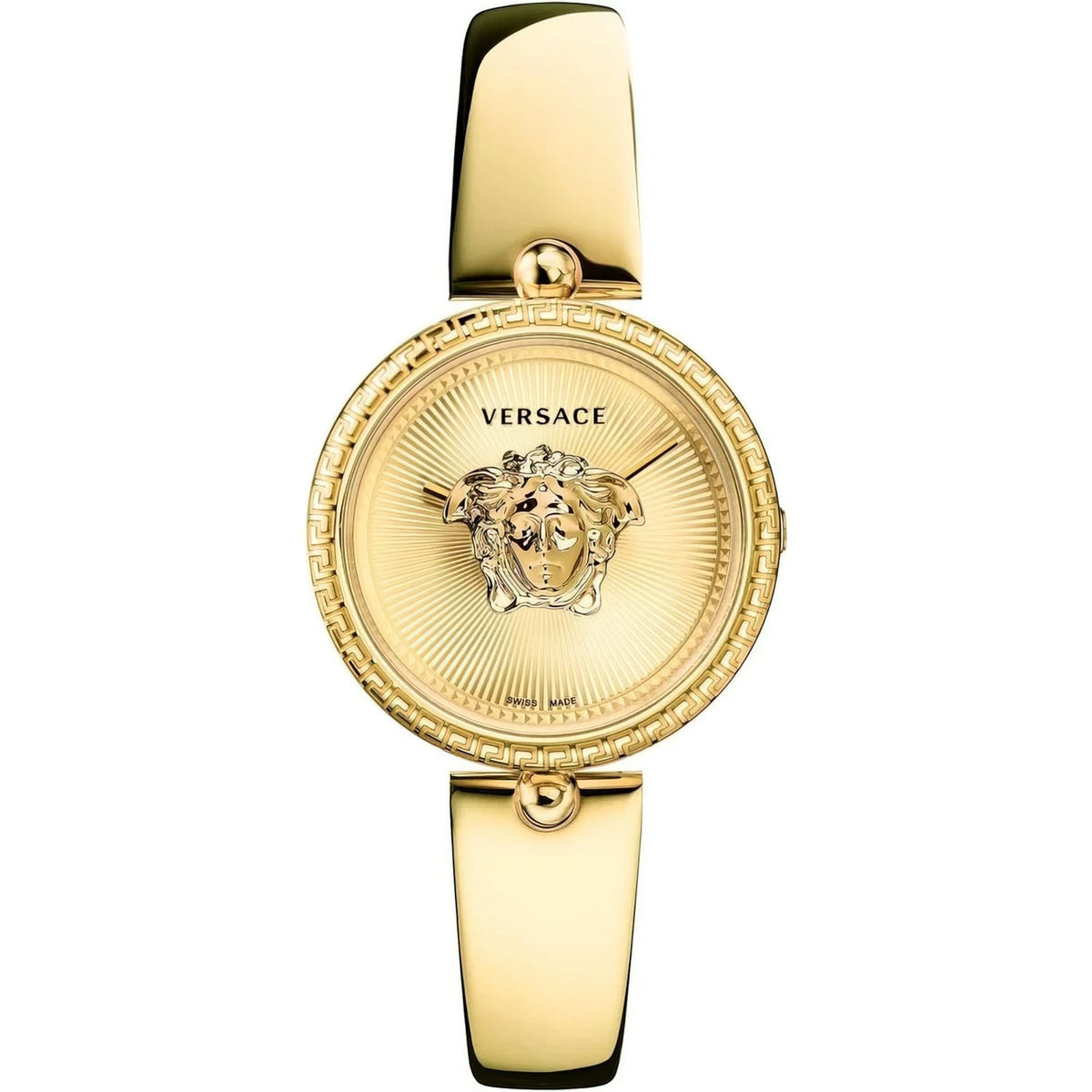 Versace Armbanduhr Damen Palazzo Gold Edelstahl VECQ03025