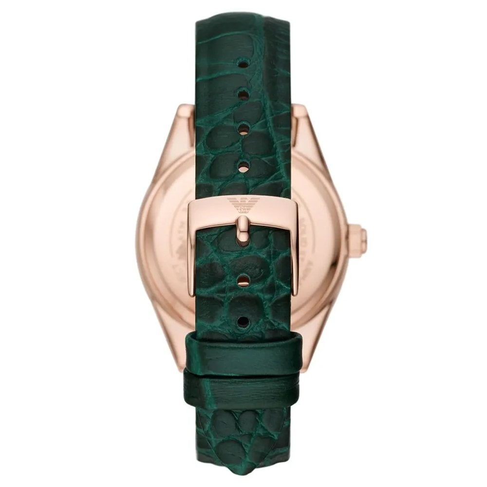 Emporio Armani Damen Armbanduhr Roségold/Schwarz AR11506