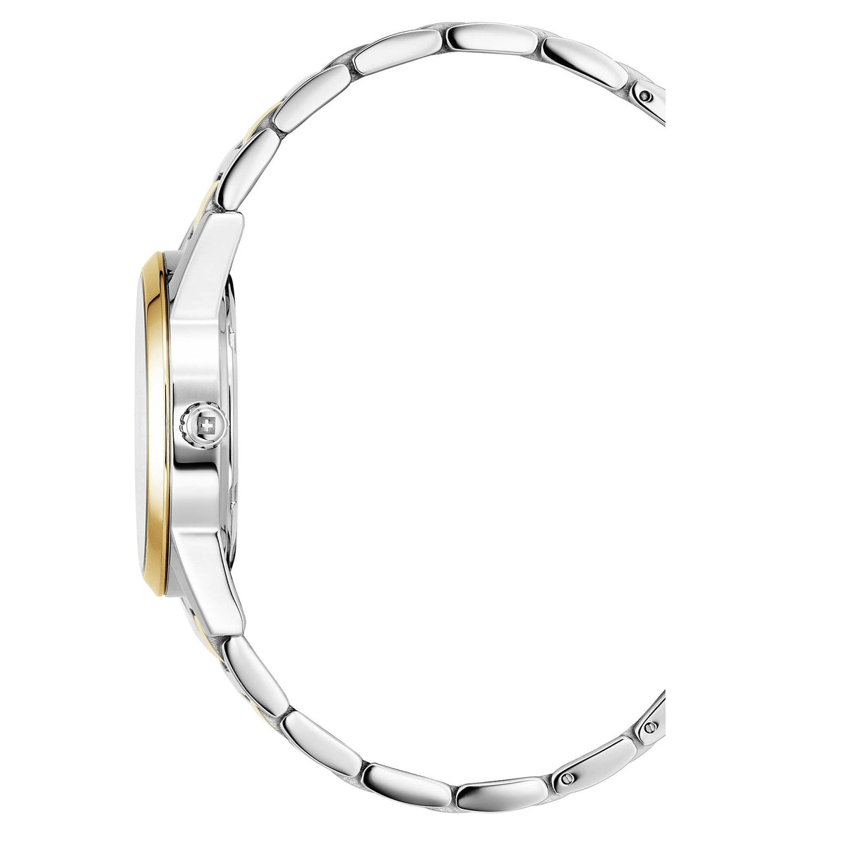 Swiss Alpine Military Damen Armbanduhr Argos bicolor grün 34mm Quarz 10ATM  7767.1144