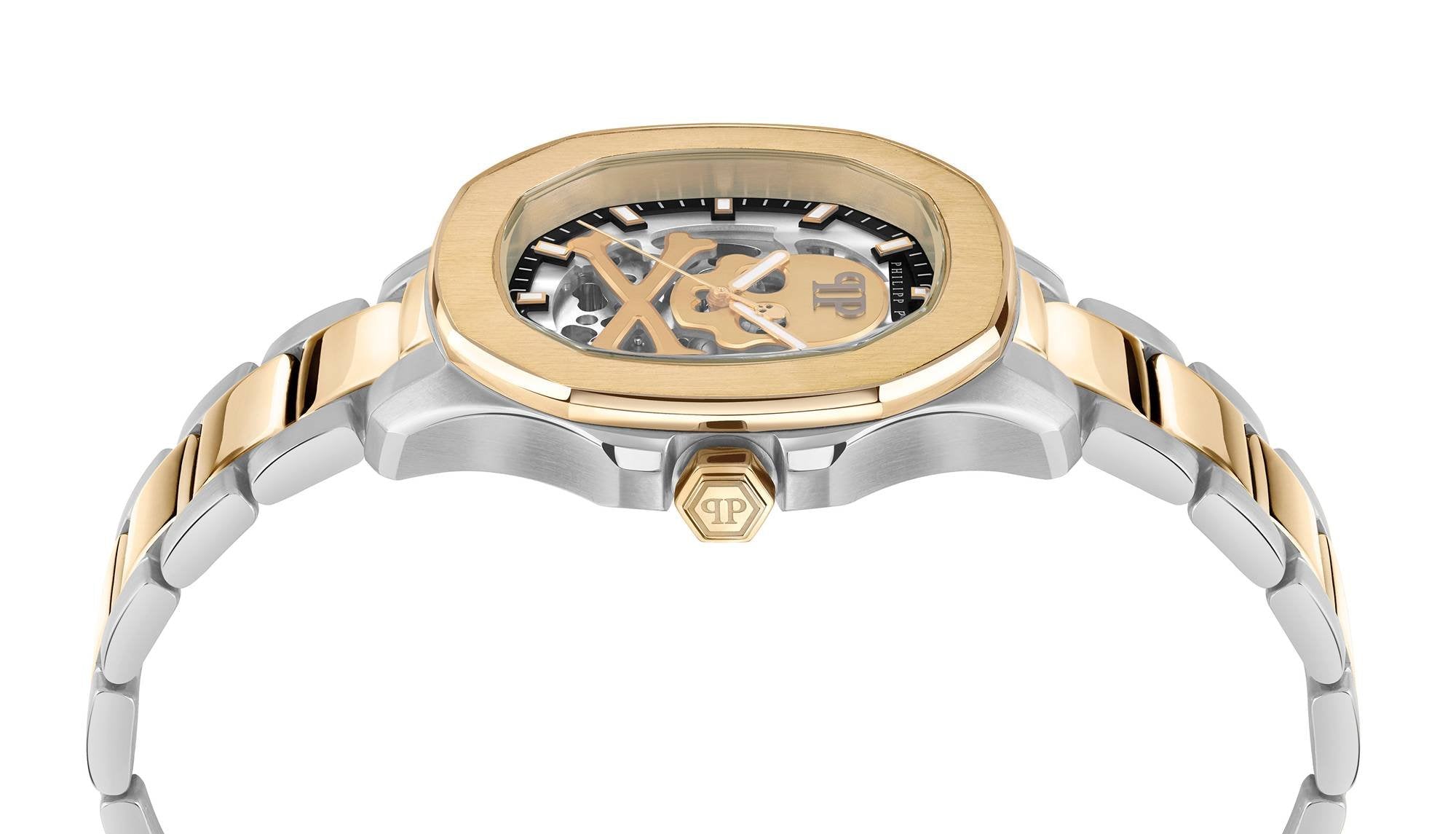 Philipp Plein Automatik Herrenuhr $keleton $pectre