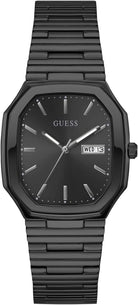GUESS Armbanduhr Herren Mens Black Date Watch (Oliver) Schwarz GW0978G4
