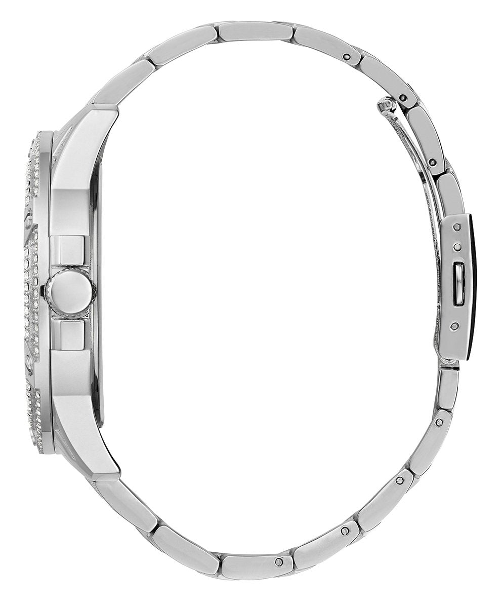 Guess Herren Armbanduhr KING silber GW0497G1