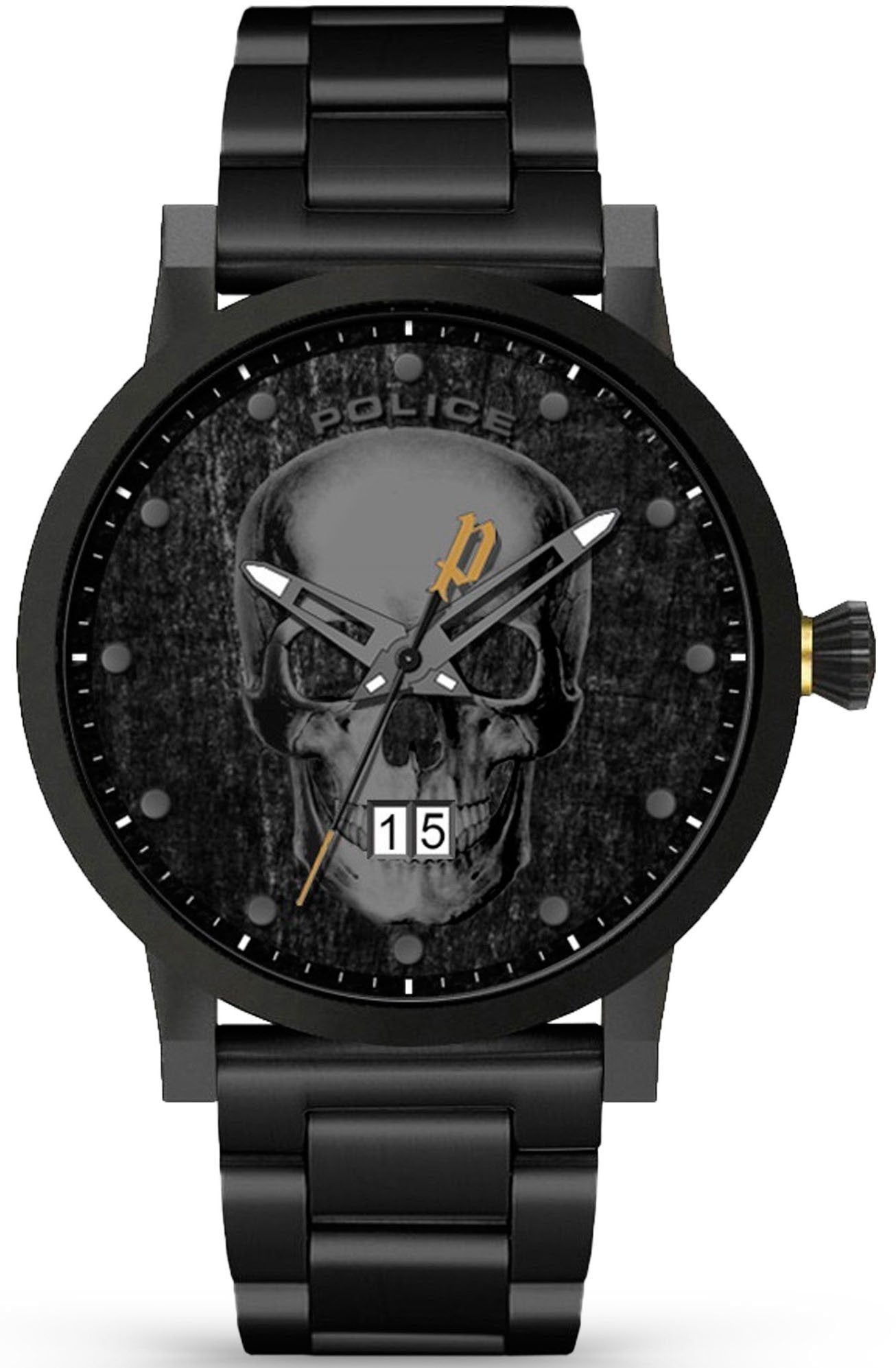 Police Herren Armbanduhr COLLIN schwarz PL.15404JSB/02MA