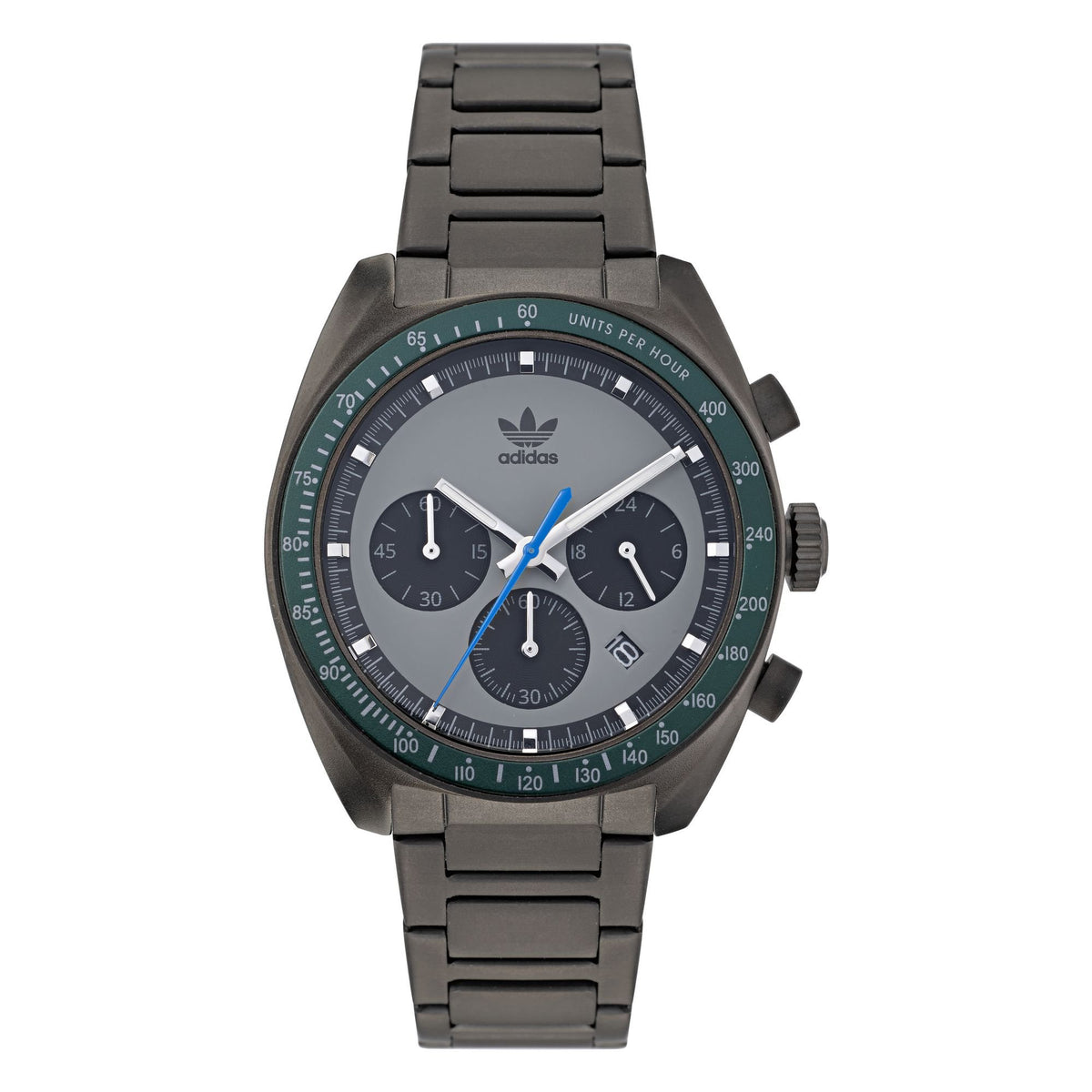 Adidas Unisex Uhr Edition One Chrono Edelstahl Grau AOFH22007