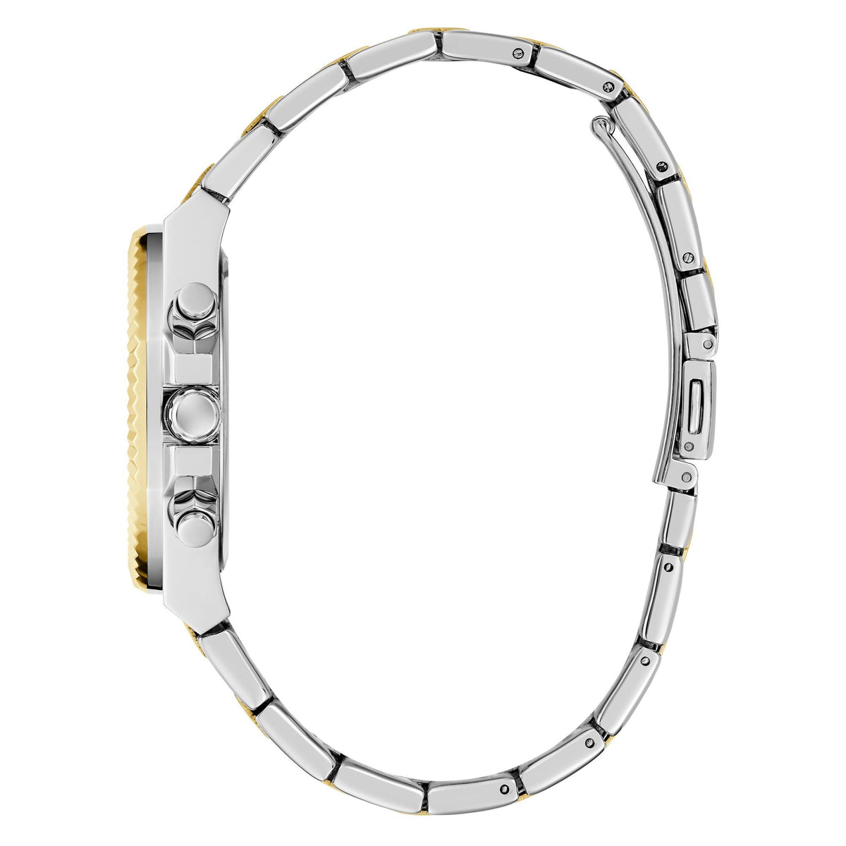 Guess Damen Multifunktionsuhr EQUALITY GW0769L3 Silber und Gold