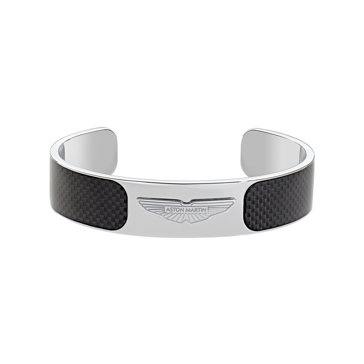 ASTON MARTIN Armband Herren AML ICON Edelstahl Silber/Carbon MJRTF5BM0