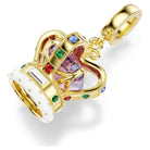 Swarovski Charm Unisex Minions Crown Charm Mehrfarbig Goldlegierungsschicht 5753019