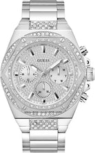 Guess Armbanduhr Herren Fury Multifunktion Silber GW0899G1