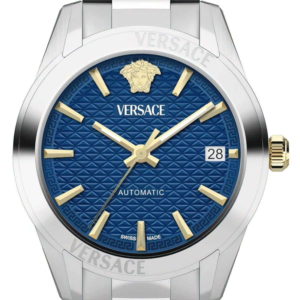 Versace Damen Automatikuhr Greca Classic Blau VESCA0224