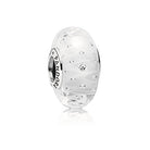 Pandora 791617CZ Muranoglas Charm weiß mit Zirkonia