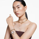 Swarovski Armbanduhr Damen Illumina Goldfarben Champagne 5671196
