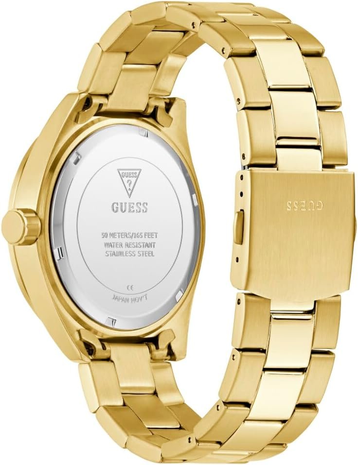Guess Multifunktionsuhr Herren Letterman Analog Gold GW0904G2