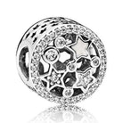 PANDORA -Glanzvolle Sterne Charm 796373CZ, Silber (Weiß)